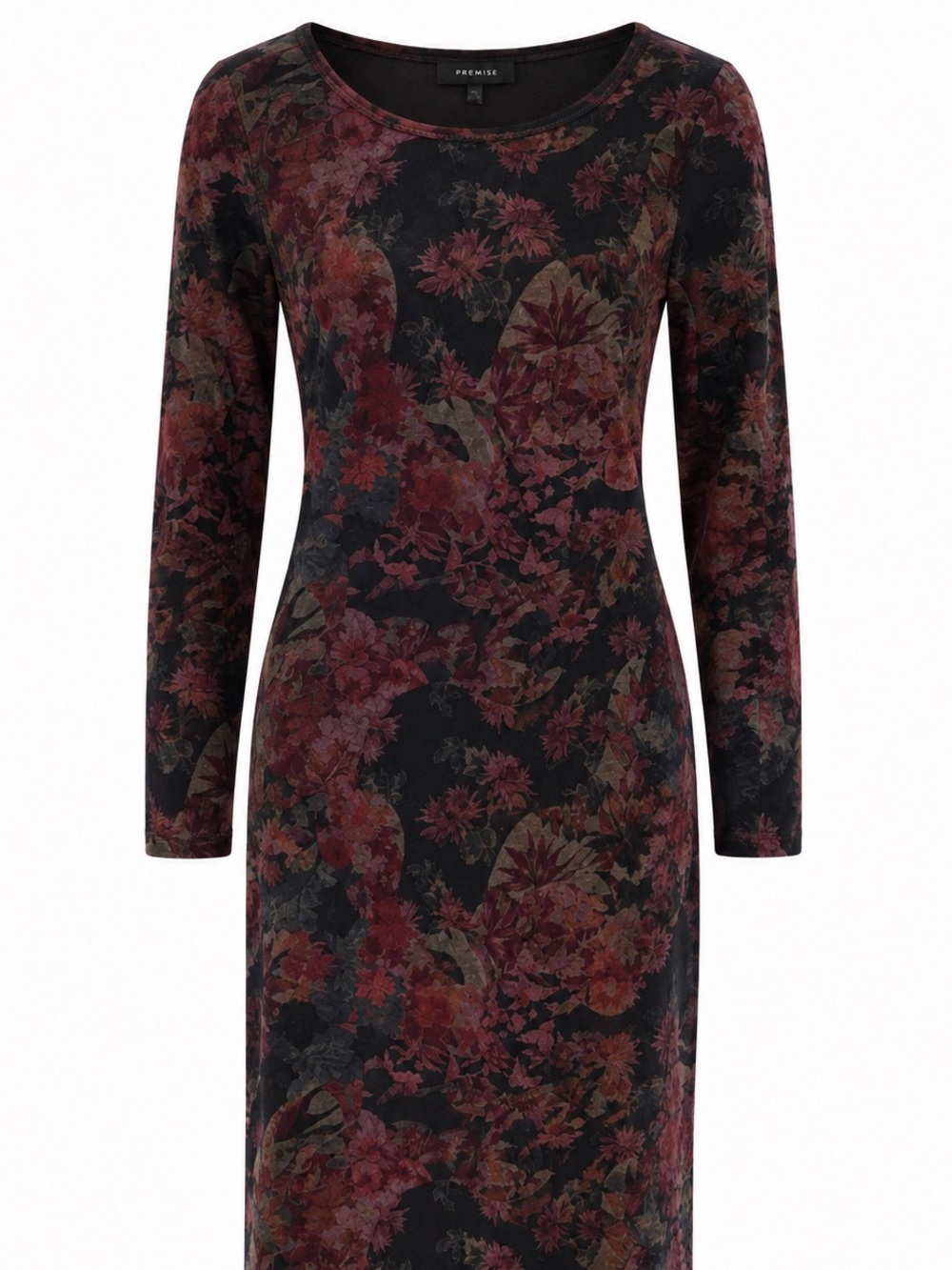 Premise dresses long sleeve floral midi dress
